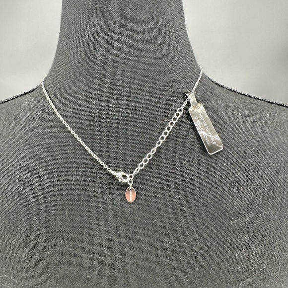 NWT Elegant Sterling Silver Wishbone Necklace - Picture 5 of 7